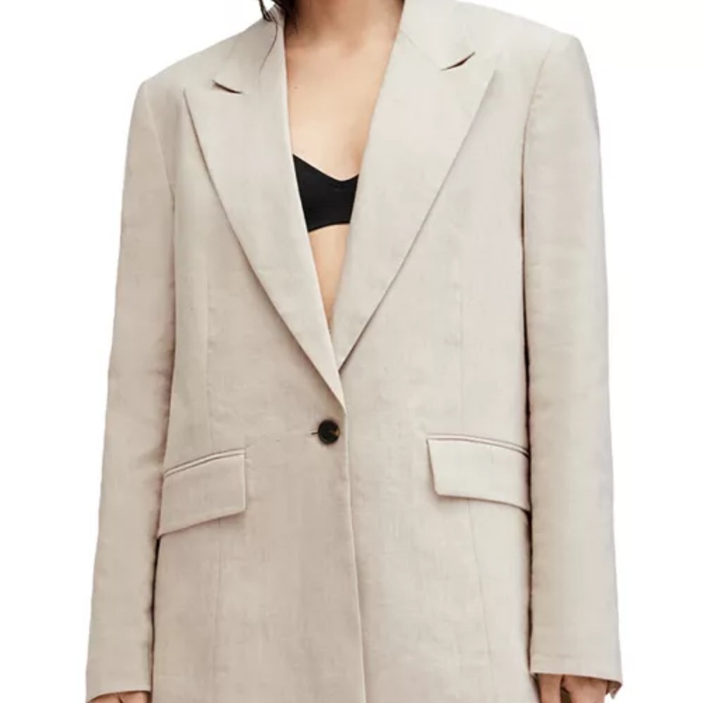 NWT ✨ALLSAINTS Whitney Blazer Linen!